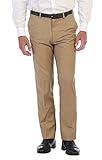 Gioberti Mens Hidden Expandable-Waist Straight-Fit Flat-Front Pants