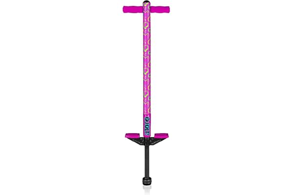 Flybar Maverick Pogo Stick for Kids Ages 5+, 40 to 80 Pounds, Perfect for Beginners, Easy Grip Handles, Anti-Slip Pegs, Outdo
