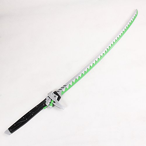 Mtxc Overwatch Cosplay Prop Genji Sword & Scabbard Black - Image 4