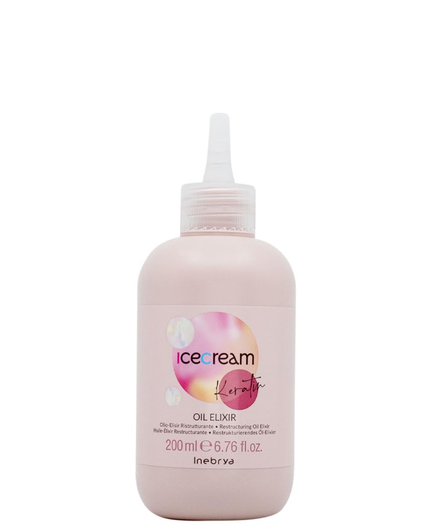 Inebrya Ice Cream Keratin Oil Elixir - Restructuring Oil Elixir 200ml
