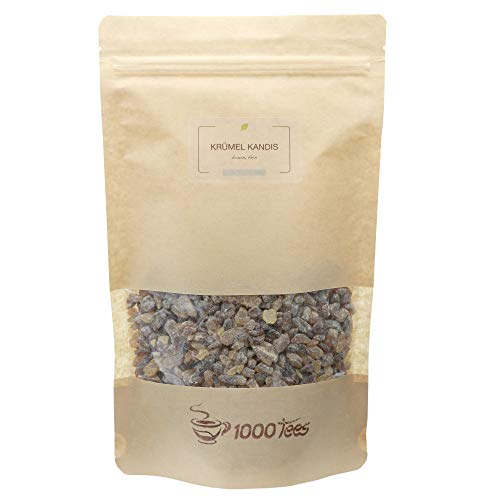 Krümelkandis Braun Fein | Brauner kleiner Kandis-Zucker für Tee und SüÃspeisen | mit feiner Karamell-Note | 400g – Bild 4