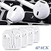 Headphones, 4Pack Quality Earbuds Earphones with Microphone and Volume Control, Compatible with 6s Plus/6s/6/SE/5s/5c/5 Samsung Galaxy and More Android Smartphones 3.5mm Headphones White (4 Pack)thumb 4