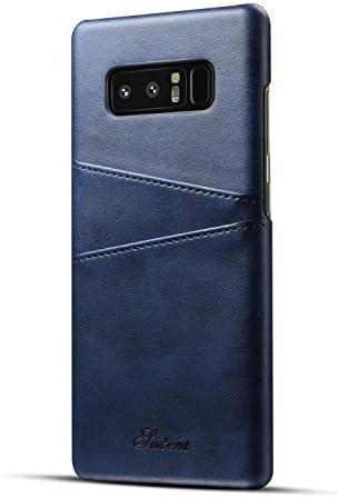 Fashioneey Galaxy Note 8 Case, Minimalist Vintage Synthetic Leather Wallet Case, Cover with 2 Card Holder Slots Compatible Samsung Galaxy Note 8