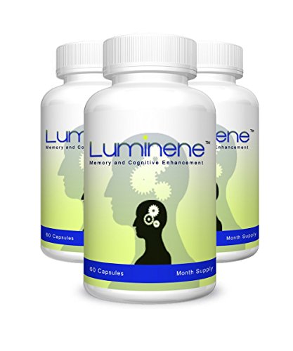 Luminene - Natural Memory and Cognitive Enhancement -60 Capsules - Month Supply - Best Memory Improvement Supplement - Suffering from Memory loss? Try Luminene Natural Memory Loss treatment - Memory Vitamin - Improve Memory Recall & Short Term Memory