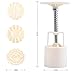 Moon Cake Mold Handmade pastry mold dessert made DIY Tool Round cookie mold Hand pressure 50g moon cake production 6 pieces of pattern