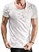 NITAGUT Mens Hipster Hiphop Holes Design T-Shirt Cotton Crewneck Tees Zipper Trim