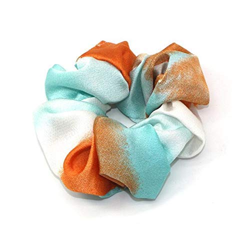 6 Pcs Hair Scrunchies Dye Elastic Hair Ties Hair Bands Scrunchy Ponytail Holder Women and Girls for Show Sleepover Party