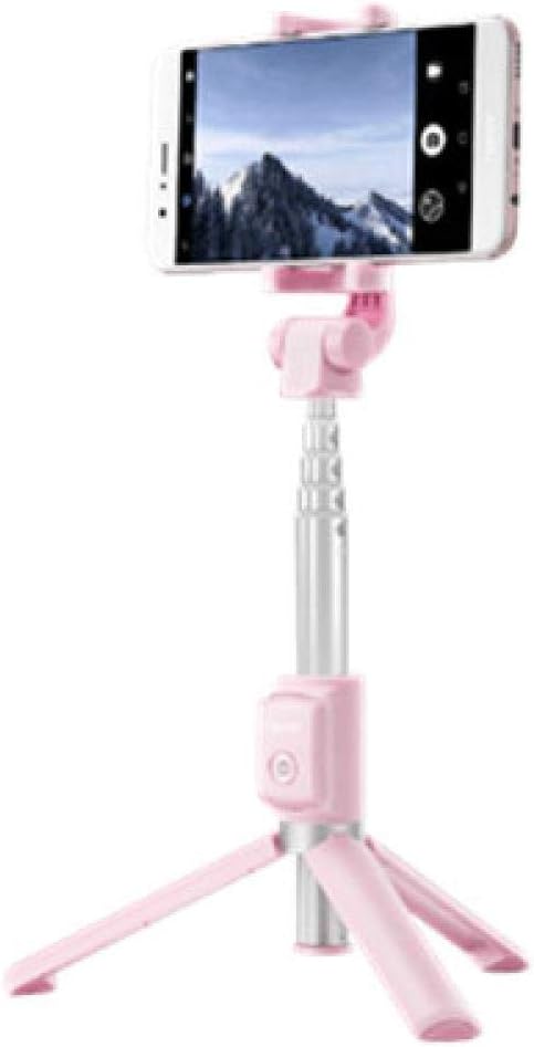 JYJLP Original Huawei Honor Selfie Stick Tripod Portable Bluetooth3.0 Monopod for iOS/Android/Huawei smart phone, Pink