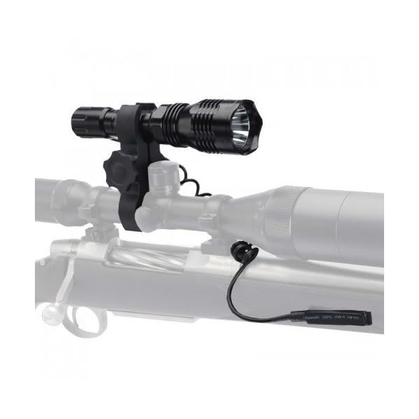 Predator Light with Green Red White LED Hunting Flashlight, Pressure