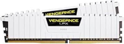 Corsair Vengeance LPX 16GB (2x8GB) DDR4 3200 C16 White CMK16GX4M2B3200C16W