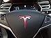 Edwin Group of Companies Steering Wheel Tesla Model S/Model X RED Tesla Logo Sticker Decal Vinyl Small Suitable for Any Car Model Tesla