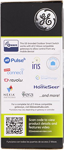 GE Z-Wave Plug-in Outdoor Smart Switch