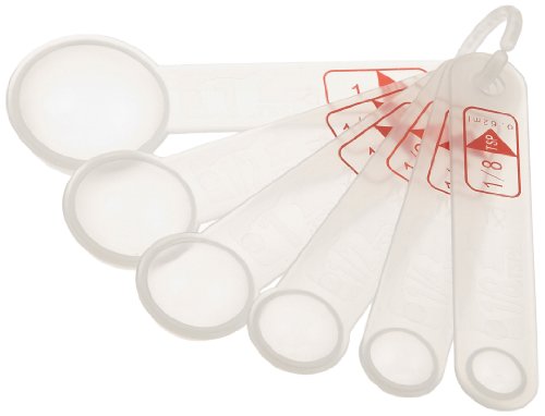 Delta Education 6 Piece English and Metric Measuring Spoons Set