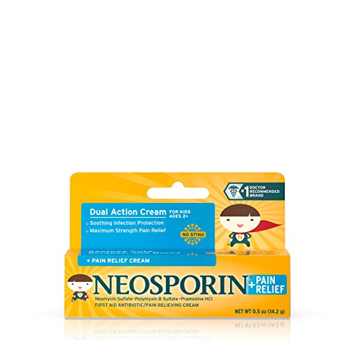 Neosporin + pain relief cream 0.5 oz (pack of 3)