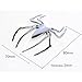 HaloVa Car Sticker, 3D Spider Metal Logo Emblems Badges Decal for Auto Vehicle Car Motorcycle Decor, Silver