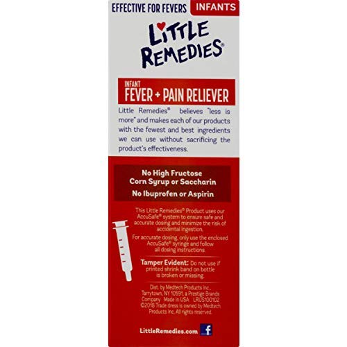 Little Remedies Infant Fever + Pain Reliever | Natural Berry Flavor | 2 oz | (3-Pack) - Thumbnail 6