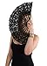 Rennaisance Lace Hand Fan, Bamboo Stem
