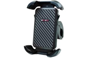 Windone Bike Phone Holder, Motorcycle Phone Mount, Handlebar Phone Mount for Bicycle Scooter, Bike Accessories Compatible with 4.7"~6.7" iPhone, All Smartphones, Black