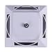 HDE Solar Powered Rotating Rotary Display Stand Turntable Collectible Show Case - White