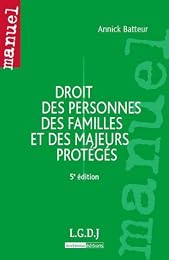 Droit des personnes, des familles et des majeurs protégés