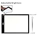 Litup® Wireless Portable Light Box A3 Size Rechargeable LED Light Pad USB/Battery Powered Used in Animation, Drawing, Sketching, Tattoo Transferring- LPB3