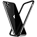 RANVOO iPhone 11 Pro Bumper Case, Slim Thin Metal Bumper Case with Soft TPU Inner, Hard Frame Cover Case for iPhone 11 Pro, Black