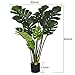 Wofair 45 Inch Artificial Monstera Plant, Fake Monstera Deliciosa Plants with Monstera Leaf Pot, Faux Monstera Plant for Home Office Store Garden Indoor Outdoor Monstera Decor (2 Pack)