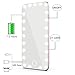 Lighted Makeup Mirror, LoiZau 23 LEDs 5.5 Inch Portable Vanity Makeup Mirror with Lights for Travel USB Charging(Rose Gold)