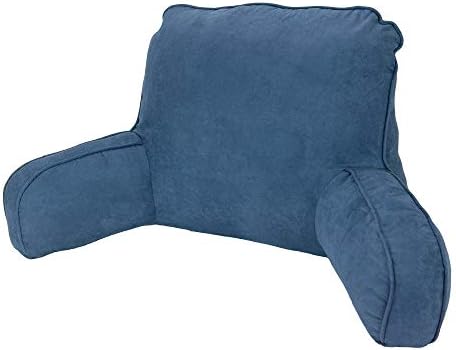 Easy Rest Back Rest Pillow Faux Suede Cover Reading And Back