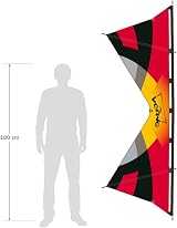 HQ Verve Blaze R2F Quad Line Sport Kite Ready to Fly Dyneema Lines Handles view 2