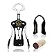 Wine Ziz Rabbit Wine Opener Set with Extra Spare Corkscrew Spiral and Foil Cutter (Casual)