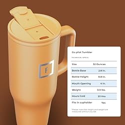 IRON °FLASK Co-Pilot Insulated Mug w/Straw & Flip