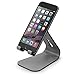 elago® M2 Stand [Dark Grey] - [Premium Aluminum][Angled for Video Calls][Cable Management] - for All iPhones, Galaxy, and Other Smartphones