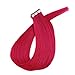 RUNATURE 20inch Hair Extensions Tape-ins 10pcs 25g Tape on Human Hair Hot Pink Color Fashion Girls Seamless Hair Extensions for Partythumb 2