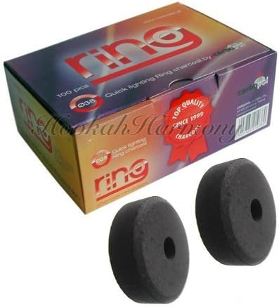 Ring Quicklight Hookah Charcoals by Carbopol