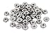 RuoFeng Stainless Steel Serrated Hex Flange Nuts Locknuts 50 Pcs (M6)