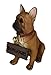 French Bulldog Welcoming Statue For Dog Lovers By DWK | Decorative Pet Bull Dog Outdoor Sculpture Collectible Figurines