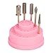 48 Holes Nail Drill Bits Holder Stand Organizer Manicure Box Displayer + 1 Set of 6pcs Electric Nail Drill Bits