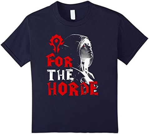 Kids For The Horde Sylvanas Windrunner WOW T-shirt 8 Navy