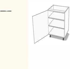 Cocina Armario Armario de 1 puerta (45 cm de ancho 2 estantes Euro