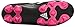 adidas Performance Kids' Goletto VI J Firm Ground Soccer Cleats, Black/White/Shock Pink, 3 Medium US Little Kid