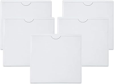 jeufun 5 Pack Car Permit Holders Windscreen Card Holder 105x105mm