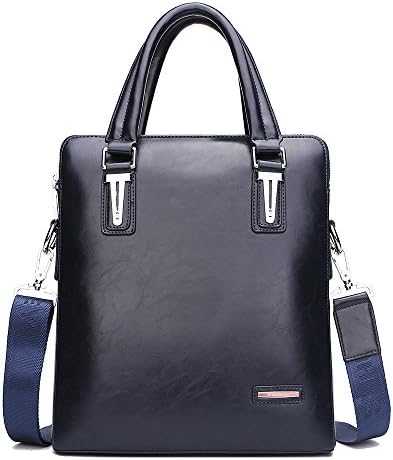 HUTEAMO NEY Men's Genuine Leather Handbag Messager Shoulder Cross Body Bag For Business Casual
