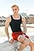 Sweat Shaper Men’s Premium Slimming Shapewear Workout Sauna Tank Top Vest, Black, XX Large - XXX Large