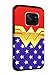 Galaxy S7 EDGE Case, DURARMOR Wonder Woman Dual Layer Hybrid Slim Armor ShockProof Air Cushion Bumper Defender Drop Protection Case Cover for Galaxy S7 Edge - Wonder Woman