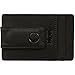 Slim Leather Money Clip Wallet for Men - Best Front Pocket Wallet with Credit Card Holder & ID Case - RFID Blocking (Black)