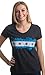 Ann Arbor T-shirt Co. Chicago City Flag Skyline | Vintage Retro Triblend V-Neck Shirt Top for Women-(Vneck,M)