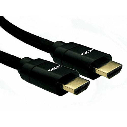 World of Data - 3m HDMI Cable - 8K - v2.1-48Gbps - Shielded - Braided - Aluminium Hood - BLACK โ image 1