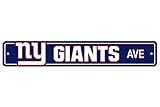New York Giants Plastic Street Sign 