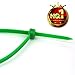 Wide 8 Inch 150 Pack Strong Tree Grass Garden Green Color Heavy Duty Cable Zip Ties-Outdoor, Garden Ties Use, Office, Festivals and Kitchen Use